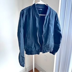 Cool Black Bomber Jacket